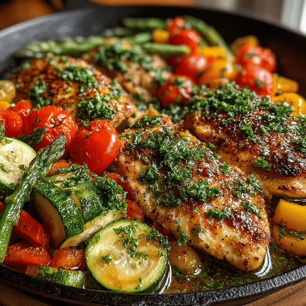 Welcome to the flavorful world of One-Pan Zesty Lemon Chicken & Vibrant Veggies. This delightful dish is not only a feast for the senses but also a practical solution for busy weeknights. Imagine succulent chicken breasts marinated in a tangy lemon dressing, nestled alongside a colorful array of vegetables such as cherry tomatoes, bell peppers, zucchini, and asparagus. The combination of zesty flavors and fresh produce creates a mouthwatering meal that is as nutritious as it is satisfying.