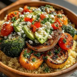In today’s fast-paced world, healthy eating has become more important than ever, and one of the most delightful ways to embrace this lifestyle is through vibrant, seasonal vegetables. The Garlic Lemon Roasted Veggie Bowl is an exquisite dish that embodies this concept perfectly. Not only does it provide an explosion of colors and flavors, but it also serves as a versatile meal option that caters to various dietary preferences. Whether you are a busy professional seeking a quick lunch or a family looking for a nutritious dinner, this recipe fits seamlessly into any routine.