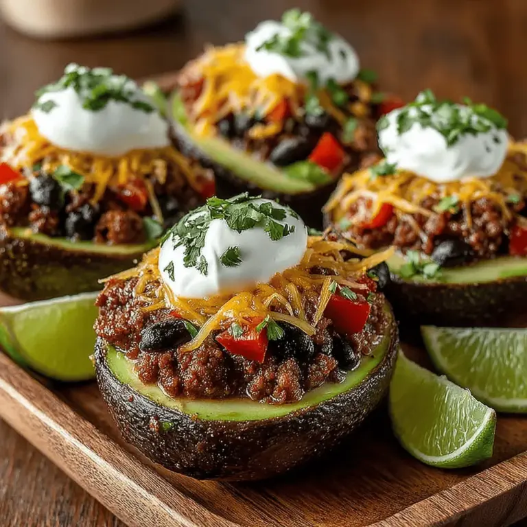 In a culinary landscape where health-conscious choices and creative presentations reign supreme, Taco Fiesta Avocado Bites emerge as a delightful innovation that reimagines the classic taco. This recipe embraces the creamy, rich texture of avocados, transforming them into a wholesome alternative to traditional taco shells. As the popularity of avocado-based dishes continues to soar, these bites not only satisfy your taste buds but also provide a nutritious option for those looking to enjoy a fiesta without the guilt.