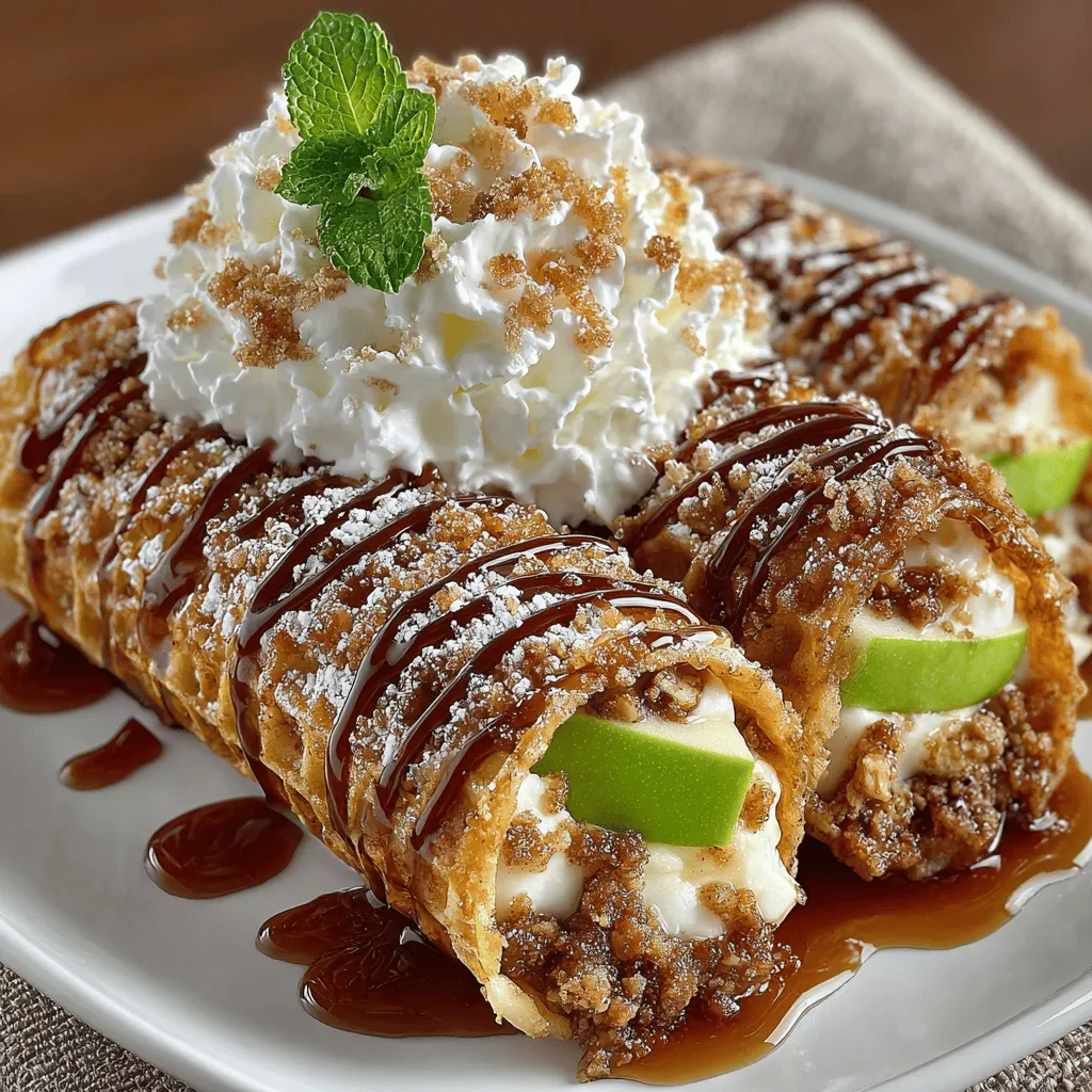 Sweet Apple Waffle Roll-Ups are a delicious and whimsical twist on traditional breakfast fare, offering an irresistible combination of fluffy waffles and a sweet, cinnamon-spiced apple filling. This recipe stands out not just for its delightful taste but also for its versatility; it can serve as a hearty breakfast, a comforting dessert, or a sweet snack any time of day. The enticing aroma of freshly cooked waffles mingling with the warm scent of baked apples creates an inviting atmosphere, making it a perfect choice for family gatherings, weekend brunches, or cozy mornings spent at home.