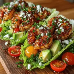 Zesty Lemon Garlic Shrimp Lettuce Wraps are incredibly versatile, making them an excellent choice for individuals on gluten-free or low-carb diets. The use of fresh ingredients and the absence of heavy sauces allow these wraps to maintain a light profile, perfect for anyone seeking a nourishing meal without the extra calories. With the increasing popularity of lighter fare, this dish stands out as an ideal option for warm-weather meals and casual gatherings, where freshness and flavor are paramount.
