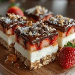 In recent years, no-bake desserts have soared in popularity, captivating the hearts of home bakers and dessert lovers alike. These delightful treats are not only time-savers but also provide a delicious way to enjoy dessert without the hassle of preheating an oven or waiting for baked goods to cool. Among the myriad of no-bake options available, Strawberry Bliss No-Bake Yogurt Crunch Bars stand out as a particularly enticing choice. They are healthy, easy to prepare, and packed with flavor, making them perfect for any occasion—from a quick snack to a satisfying dessert.