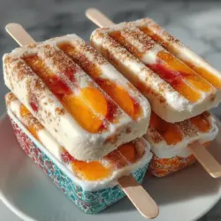 When the sun is shining and temperatures rise, nothing beats the refreshing taste of a frozen treat. Enter the Peachy Bliss Frozen Yogurt Pops—a delightful combination of sweet, juicy peaches and creamy yogurt that will keep you cool and satisfied. These pops are not only delicious but also a healthier alternative to traditional ice creams and store-bought frozen treats. By making them at home, you have complete control over the ingredients, ensuring that you’re treating yourself to something nutritious and wholesome.
