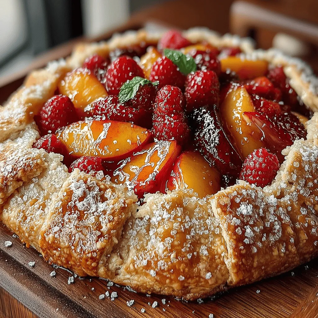 As the days grow longer and warmer, summer brings a bounty of fresh fruits that are perfect for creating delightful desserts. One such treat that encapsulates the essence of the season is the Peach Raspberry Summer Galette. This rustic, free-form pastry marries the sweet juiciness of ripe peaches with the tangy burst of raspberries, all enveloped in a flaky, homemade crust. Whether you are hosting a gathering, enjoying a picnic in the park, or simply craving a sweet indulgence at home, this galette is both easy to prepare and a joy to savor.