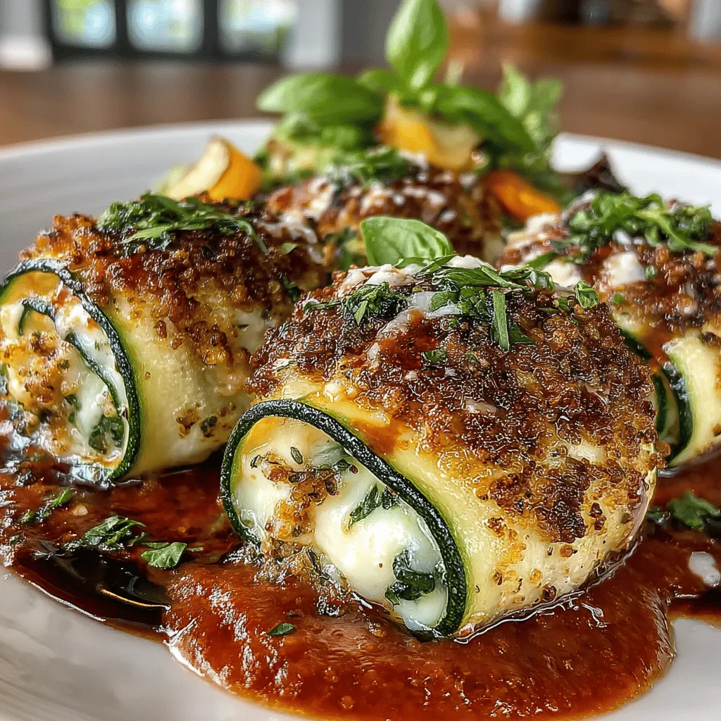 Zucchini Lasagna Roll-Ups are a delightful and health-conscious twist on the classic Italian dish that many know and love. This recipe not only caters to pasta enthusiasts but also appeals to those who are mindful of their dietary choices, making it an excellent option for family dinners, meal prep, or even an impressive dish for entertaining guests. The vibrant layers of zucchini, creamy ricotta, and melty mozzarella come together in a beautiful presentation that’s as pleasing to the eye as it is to the palate.