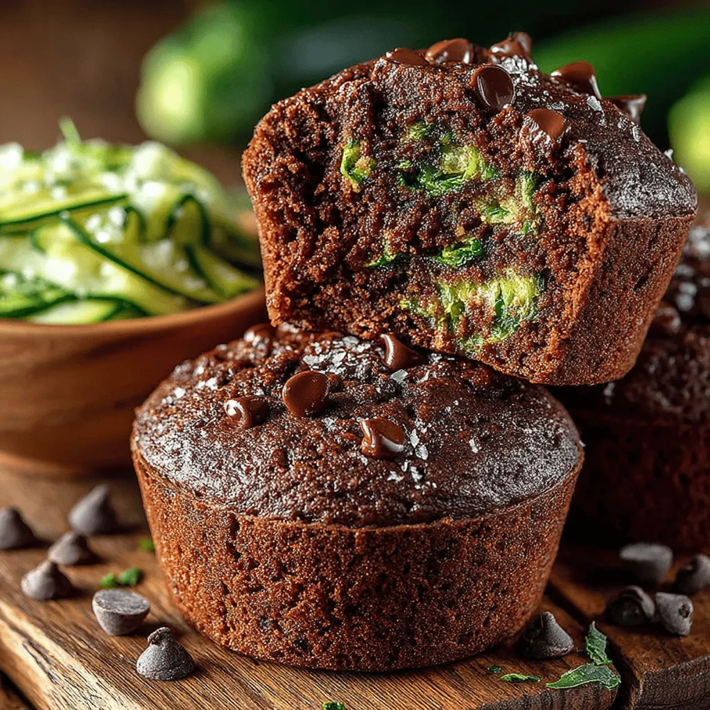 Zucchini has gained a well-deserved reputation in the baking world for its ability to add moisture and nutrition to a variety of baked goods. Traditionally associated with savory dishes, this versatile vegetable has found its way into sweet treats, enhancing their texture and flavor profile. One standout recipe that showcases zucchini's potential is the Zesty Chocolate Zucchini Muffins. These muffins offer a delightful combination of rich chocolate flavor and the subtle, earthy taste of zucchini, making them an unexpected yet delicious treat that is sure to please everyone—from chocoholics to health-conscious bakers.