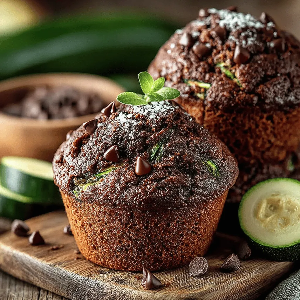 Zucchini has gained a well-deserved reputation in the baking world for its ability to add moisture and nutrition to a variety of baked goods. Traditionally associated with savory dishes, this versatile vegetable has found its way into sweet treats, enhancing their texture and flavor profile. One standout recipe that showcases zucchini's potential is the Zesty Chocolate Zucchini Muffins. These muffins offer a delightful combination of rich chocolate flavor and the subtle, earthy taste of zucchini, making them an unexpected yet delicious treat that is sure to please everyone—from chocoholics to health-conscious bakers.