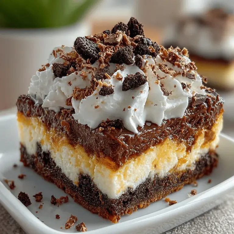 When it comes to desserts that deliver both indulgence and ease, few can rival the allure of No-Bake Oreo Mocha Cheesecake Bars. This delightful treat combines the rich flavors of chocolate and coffee in a creamy, luscious cheesecake that requires no oven time, making it the perfect solution for warm weather gatherings or last-minute dessert needs. The combination of Oreos and mocha brings together two beloved flavors, creating a bar that is sure to impress coffee lovers and dessert enthusiasts alike.