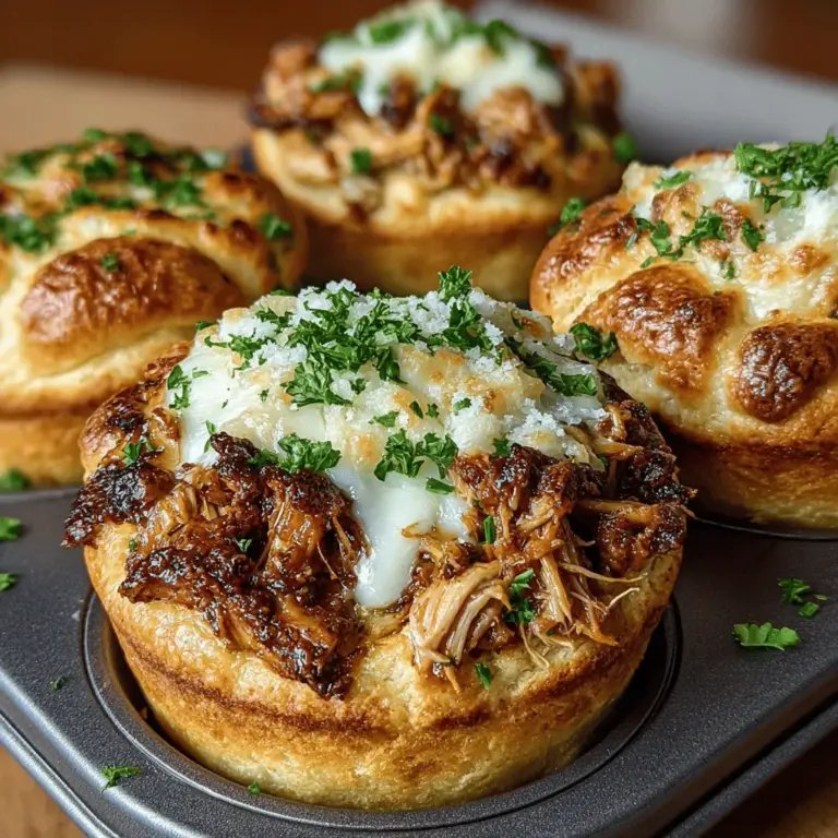 In the realm of comfort food, few dishes can match the warm, inviting essence of Mini Chicken Alfredo Biscuit Bombs. This delightful recipe masterfully combines the flakiness of biscuit dough with a rich and creamy Alfredo filling, tender pieces of chicken, and a harmonious blend of cheeses. The result is a mouthwatering treat that is not only satisfying but also incredibly versatile. Whether you're in search of a quick weeknight dinner, an enticing appetizer for your next gathering, or simply a delicious snack to enjoy, these biscuit bombs are sure to impress.