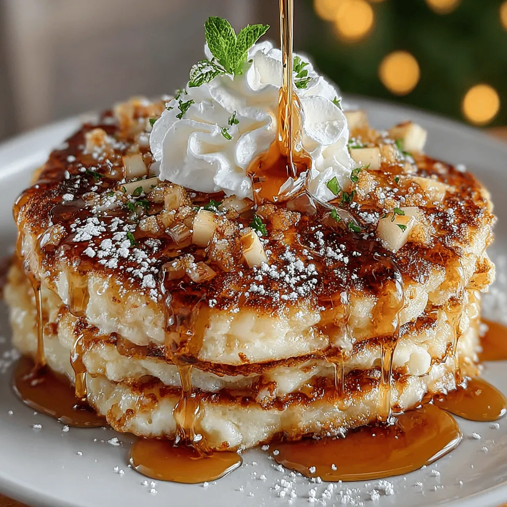 Explore the delightful world of breakfast with our Apple Cinnamon Mini Pancake Stacks! These fluffy, bite-sized pancakes are a harmonious blend of sweet and spicy flavors, making them an exceptional start to your day. Crafted from simple ingredients and designed with easy steps, this recipe is sure to charm your family and friends, bringing comfort and deliciousness to your breakfast table. Whether you're celebrating a special occasion or indulging in a cozy weekend breakfast, these mini pancake stacks will undoubtedly bring joy and warmth to your dining experience.