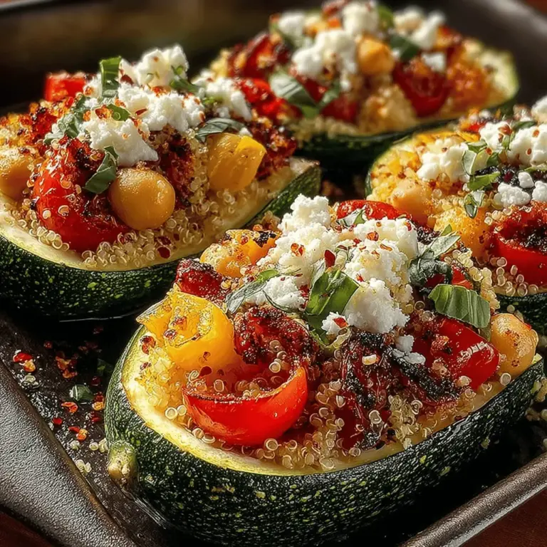 Mediterranean cuisine has gained immense popularity worldwide, celebrated not only for its vibrant flavors but also for its health benefits. Characterized by the use of fresh vegetables, whole grains, lean proteins, and healthy fats, this culinary tradition offers a delicious way to nourish the body. Among the many enchanting dishes that Mediterranean cuisine has to offer, stuffed zucchini boats have emerged as a standout favorite. These delightful creations are not only visually appealing but also pack a punch of flavor and nutrition, making them an ideal choice for a variety of occasions.