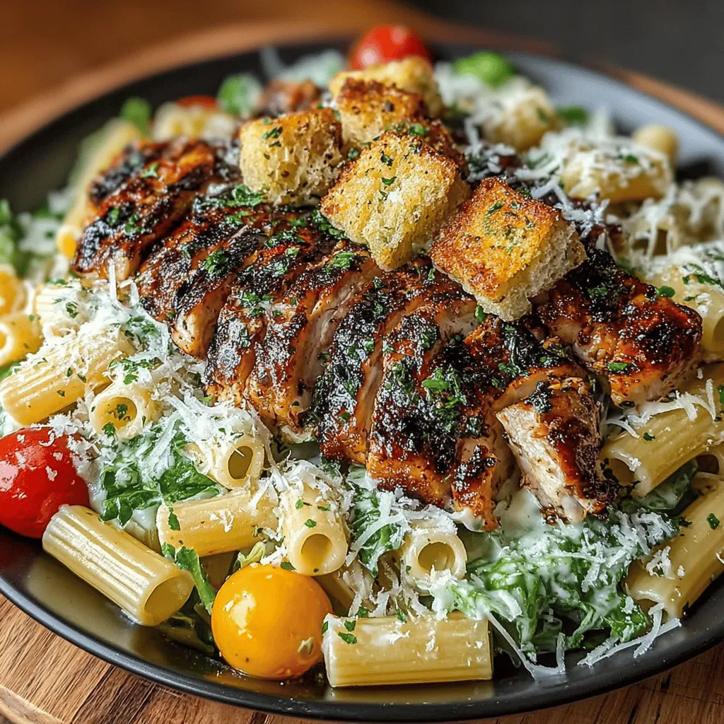 When it comes to salads, few dishes are as beloved as the classic Caesar salad. Its rich flavors and creamy dressing make it a go-to for many. But what if you could elevate this traditional favorite by adding pasta and grilled chicken? Enter the Grilled Chicken Caesar Pasta Salad—an innovative fusion that combines the best of both worlds. This dish marries the crispness of fresh greens with the heartiness of pasta, topped with succulent grilled chicken, making it a satisfying option for lunch or dinner.