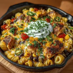To achieve that perfect browning on your chicken, start by ensuring your skillet is hot before adding the meat. Use a cast-iron or non-stick skillet for optimal heat distribution. Cut the chicken into bite-sized pieces, and pat them dry with paper towels—this helps remove excess moisture, allowing for a better sear. Season the chicken pieces generously with salt, pepper, and a sprinkle of paprika for an added layer of flavor.