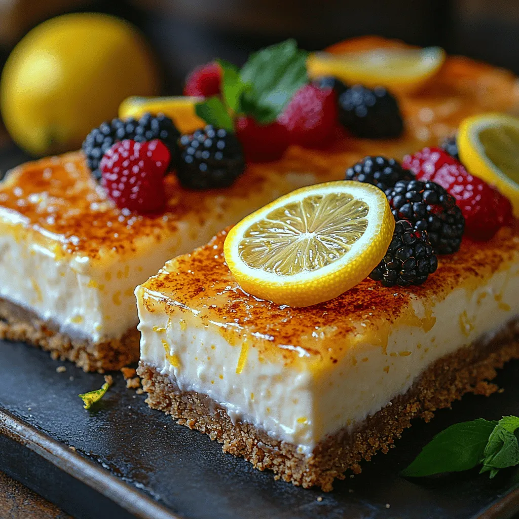 No-bake desserts have surged in popularity in recent years, captivating dessert lovers with their simplicity and ease of preparation. These delightful creations require no oven time, making them perfect for warm weather or busy schedules. Among the many enticing no-bake options, the Zesty No-Bake Lemon Cheesecake Cookie Bars stand out for their refreshing flavor and visually appealing presentation. Ideal for gatherings, picnics, or simply treating yourself, these bars offer a delicious balance of sweet and tangy that is perfect for light dessert indulgence.
