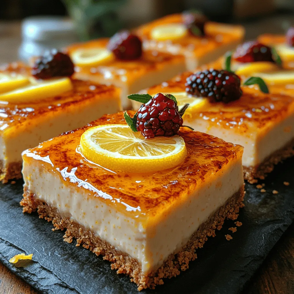 No-bake desserts have surged in popularity in recent years, captivating dessert lovers with their simplicity and ease of preparation. These delightful creations require no oven time, making them perfect for warm weather or busy schedules. Among the many enticing no-bake options, the Zesty No-Bake Lemon Cheesecake Cookie Bars stand out for their refreshing flavor and visually appealing presentation. Ideal for gatherings, picnics, or simply treating yourself, these bars offer a delicious balance of sweet and tangy that is perfect for light dessert indulgence.