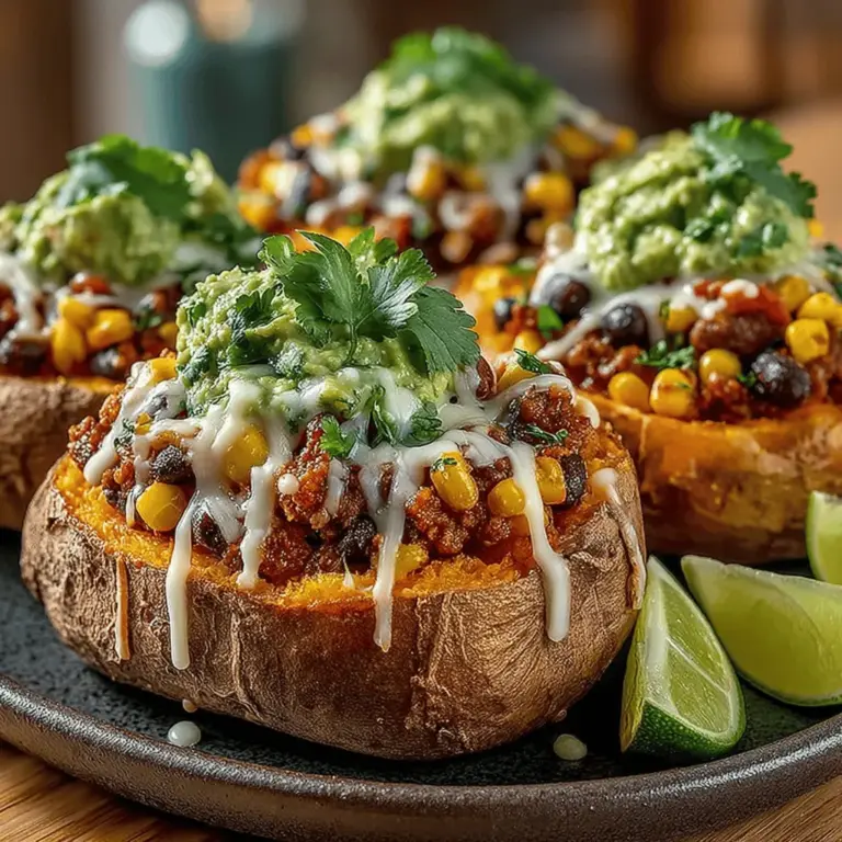 If you're in search of a dish that perfectly balances sweet and savory, look no further than sweet potato chili boats. This innovative recipe marries the natural sweetness of baked sweet potatoes with a hearty, spicy chili filling, creating an explosion of flavors that will tantalize your taste buds. Not only are these chili boats delicious, but they also provide a nutritious meal that caters to various dietary preferences, making them an excellent choice for vegetarians and those following gluten-free diets.