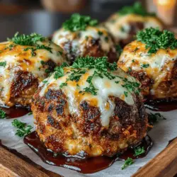 Once your cheesy BBQ baked meatball bites are assembled, it’s time to bake them to perfection. Preheat your oven to 375°F (190°C) to ensure an even cooking temperature. Place the meatballs on a baking sheet lined with parchment paper or a silicone mat to prevent sticking and facilitate easy cleanup.