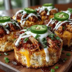 When it comes to satisfying snacks that pack a flavorful punch, few dishes can compete with Mini BBQ Ranch Biscuit Melts. This delightful recipe combines the smoky sweetness of BBQ sauce with the creamy tang of ranch dressing, all nestled within fluffy, homemade biscuits. Whether you're hosting a game day gathering, preparing a casual family meal, or simply craving a tasty treat, these biscuit melts are sure to impress.