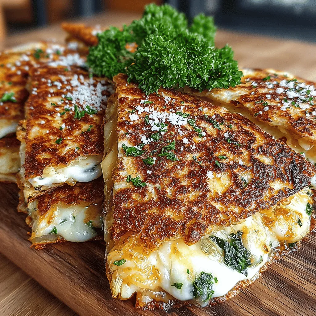 Quesadillas have long been celebrated as one of the most versatile dishes, beloved for their simplicity and adaptability. Whether enjoyed as a quick weeknight meal, a savory appetizer at gatherings, or a satisfying snack, quesadillas offer a delightful canvas for an endless variety of fillings. Among the many creative interpretations of this classic dish, Cheesy Spinach Artichoke Quesadillas stand out as a particularly appealing option. This recipe marries the rich, cheesy goodness that quesadillas are known for with the nutritious benefits of fresh spinach and artichokes, creating a satisfying fusion of flavors that pleases both the palate and the conscience.