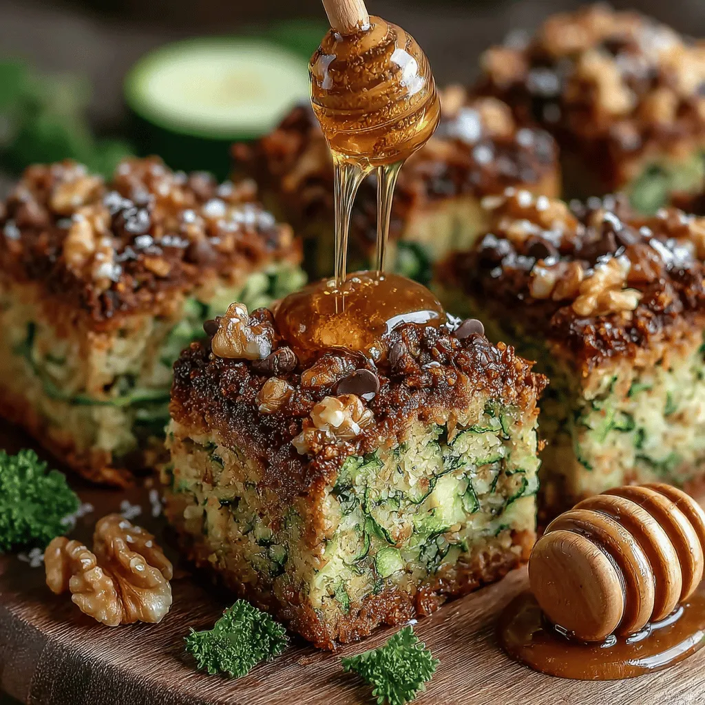 Once your Zesty No-Bake Zucchini Oat Bars have chilled and set for the recommended time, it’s time to slice and serve. Use a sharp knife to cut the bars into equal portions for consistent serving sizes. A helpful tip to make slicing easier is to run the knife under hot water and dry it off before cutting. This method prevents the bars from sticking to the knife, resulting in cleaner edges.