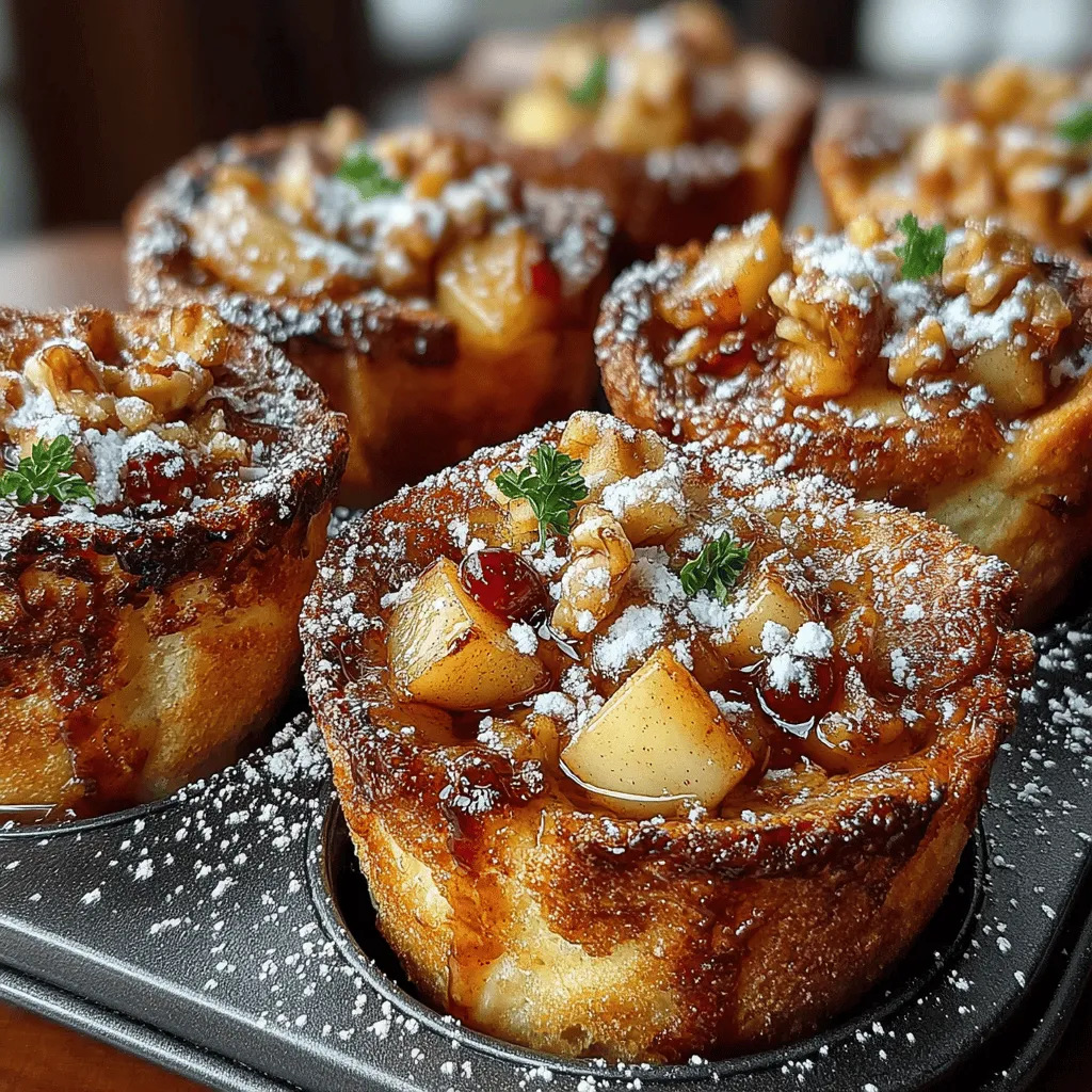 When it comes to delightful breakfast or dessert options that bring a smile to everyone's face, few dishes can rival the charm of Mini Apple Pie French Toast Cups. These little treats combine the beloved flavors of classic apple pie with the comforting texture of French toast, creating a dish that is sure to please both adults and children alike. Whether you’re planning a cozy family brunch or looking to impress guests at a gathering, this recipe is a perfect choice that bridges the gap between sweet indulgence and morning comfort.