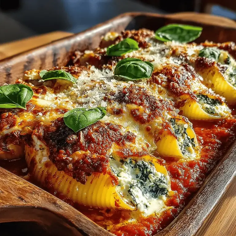 In the world of culinary delights, few dishes evoke the warmth and satisfaction of comfort food quite like cheesy spinach stuffed shells. This dish is not just a meal; it’s an experience that brings families and friends together around the dinner table. With its rich, creamy filling and the heartiness of pasta, cheesy spinach stuffed shells embodies everything we love about comfort food—warmth, flavor, and a sense of familiarity.