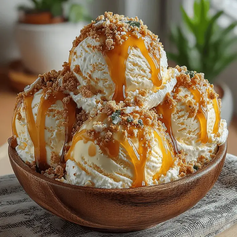 As the leaves begin to change and the air turns crisp, the arrival of autumn brings a seasonal charm that inspires a variety of comforting flavors. Among these, pumpkin reigns supreme, frequently taking center stage in desserts that evoke warmth and nostalgia. One such delightful creation is the Autumn Bliss Pumpkin Cheesecake Ice Cream. This recipe marries the rich, velvety goodness of pumpkin cheesecake with the refreshing creaminess of ice cream, offering a unique treat that celebrates the essence of fall.