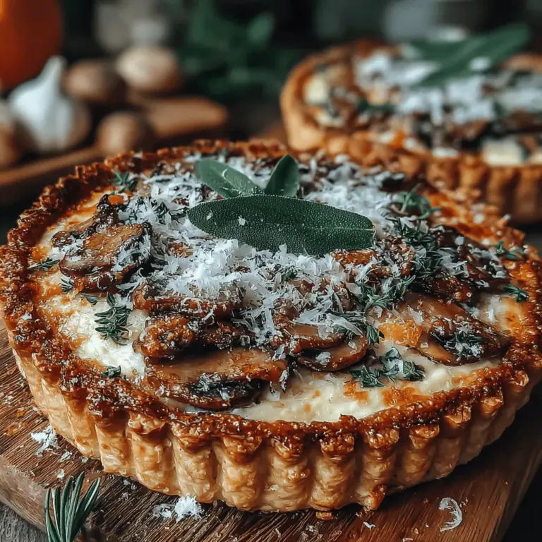 As the leaves turn shades of amber and gold and the air becomes crisp, the culinary world embraces the warmth and comfort of fall cooking. Autumn is a season rich with harvest, inviting us to indulge in hearty dishes that celebrate the bounty of nature. One such delightful creation is the Pumpkin Sage & Mushroom Tart. This sophisticated yet approachable dish perfectly captures the essence of the season, making it an ideal centerpiece for gatherings and holiday festivities.