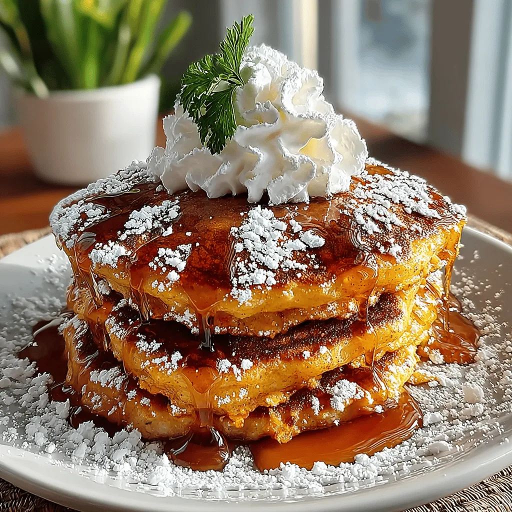 - 1 cup all-purpose flour - 2 tablespoons brown sugar - 1 tablespoon pumpkin pie spice - 1 teaspoon baking powder - 1/2 teaspoon baking soda - 1/4 teaspoon salt - 1 cup pumpkin puree - 1 cup milk (dairy or non-dairy options) - 1 large egg - 2 tablespoons unsalted butter, melted - Additional butter or oil for cooking
