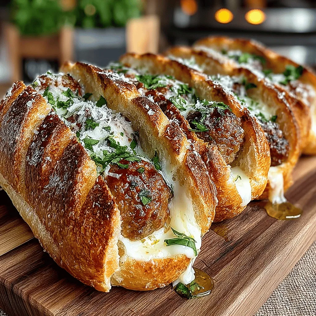When it comes to comfort food, few dishes can rival the satisfying allure of cheesy stuffed meatball subs. This delightful meal combines the hearty richness of meatballs with the gooey goodness of melted cheese, all enveloped in a warm and crusty sub roll. Each bite offers a symphony of flavors, enhanced by a savory marinara sauce and the brightness of fresh herbs. Perfect for family dinners, game day gatherings, or a casual weeknight meal, cheesy stuffed meatball subs are sure to please everyone at the table.