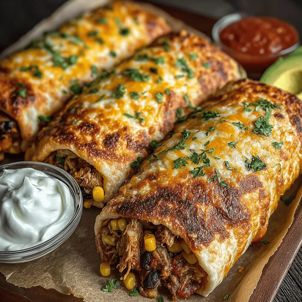 Crispy Baked Chicken Chimichangas are a delightful dish that embodies the rich tapestry of flavors and traditions found in Mexican cuisine. Known for their golden, crunchy exterior and savory filling, these rolled tortillas are a favorite among many. The dish has gained immense popularity not just for its taste but also for its versatility; it can be customized to cater to various dietary preferences. As more individuals seek healthier alternatives to their favorite comfort foods, baked chimichangas have emerged as a fantastic option, allowing you to indulge without the guilt typically associated with fried dishes.