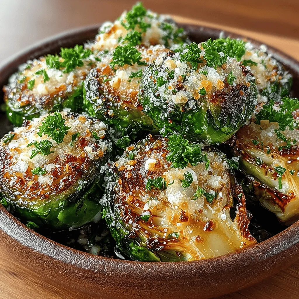 Garlic Butter Roasted Brussels Sprouts is a delightful and nutritious side dish that has captured the hearts of many home cooks and food enthusiasts alike. As Brussels sprouts continue to rise in popularity, they are being recognized for their versatility and ability to adapt to a variety of flavors. This recipe expertly combines the rich and savory tastes of garlic and butter to elevate the natural flavor of Brussels sprouts, making them appealing even to those who might be hesitant to try this often-misunderstood vegetable. Whether served alongside a weeknight dinner or as part of a festive holiday meal, Garlic Butter Roasted Brussels Sprouts is sure to impress.
