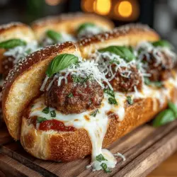 Meatball subs have long stood as a cherished comfort food, celebrated for their hearty, satisfying flavors and the nostalgia they evoke of family dinners and friendly gatherings. These delightful sandwiches are a perfect fusion of tender meatballs, flavorful sauce, and a crusty sub roll that captures the essence of home-cooked goodness. Among the myriad of variations, the Cheesy Stuffed Meatball Sub stands out, elevating this beloved classic to new heights with its gooey, cheesy center.