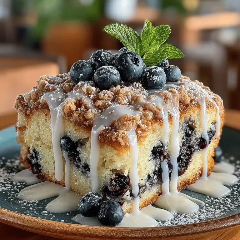 Coffee cakes have long held a cherished place in the hearts and homes of many cultures, serving as a comforting treat that pairs beautifully with a steaming cup of coffee. Their versatility allows them to shine in various settings, whether it’s a lazy Sunday brunch, a festive family gathering, or an afternoon pick-me-up. Among the myriad of flavors available, the Delightful Blueberry Bliss Coffee Cake stands out, offering a unique flavor profile that marries the tartness of fresh blueberries with the warm, buttery richness of traditional coffee cake. This delightful treat is not only a feast for the palate but also a visual delight, making it a favorite choice for both casual and celebratory occasions.