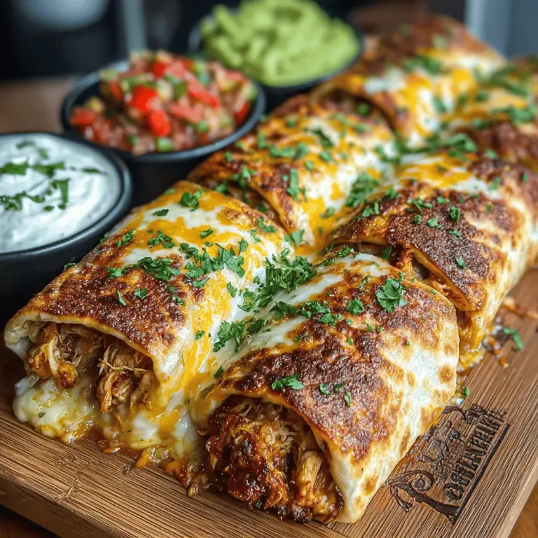 If you’re looking for a dish that perfectly combines crispy texture with savory filling, look no further than chimichangas. This beloved Mexican-American creation features a deep-fried or baked tortilla filled with a hearty assortment of ingredients, resulting in a satisfying meal that is both comforting and indulgent. Golden Crunch Chicken Chimichangas take this classic dish to the next level, offering a delightful fusion of flavors that will leave your taste buds dancing.