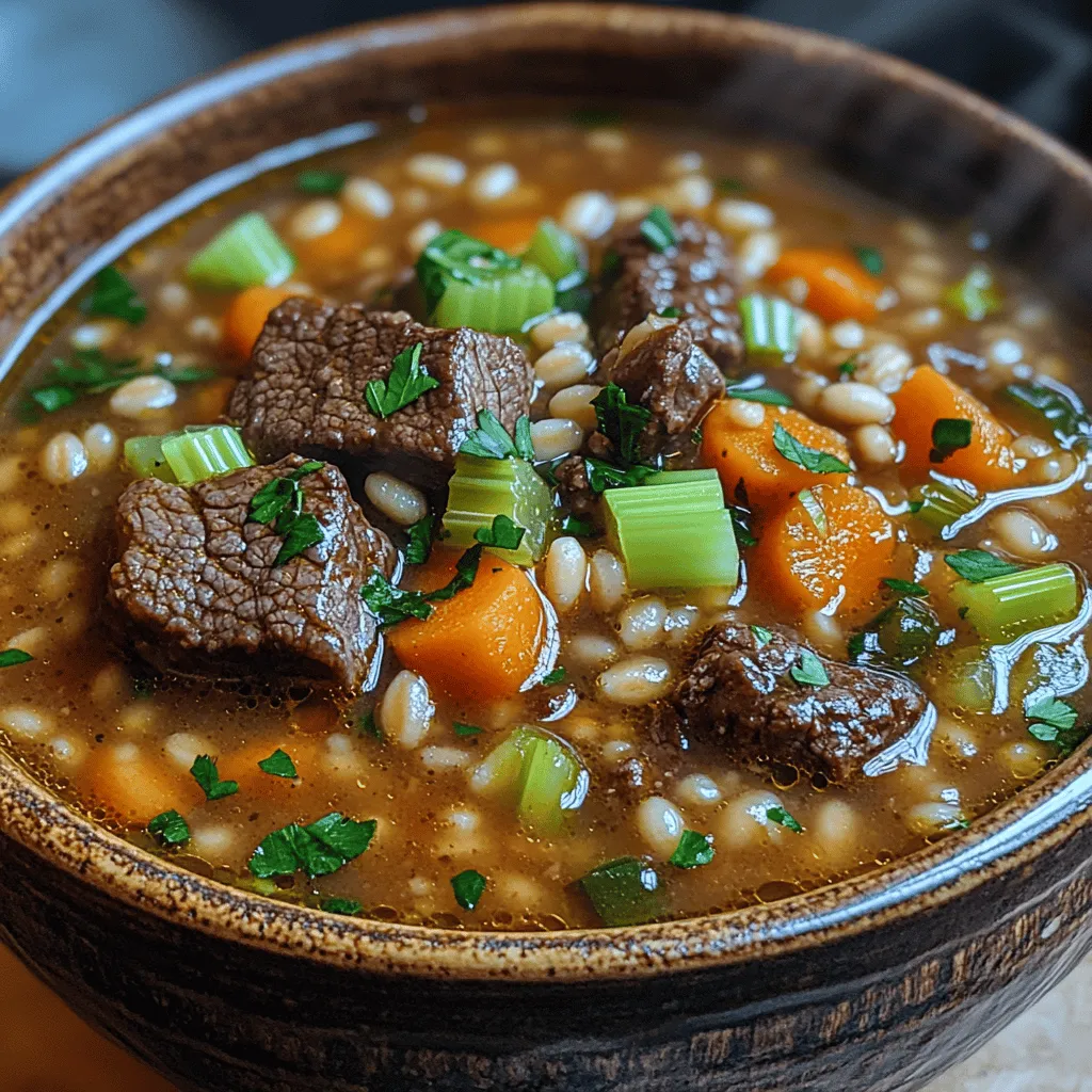 A well-crafted beef and barley soup is built on a foundation of quality ingredients. Each component serves a specific purpose, contributing to the overall flavor, texture, and nutrition of the dish.