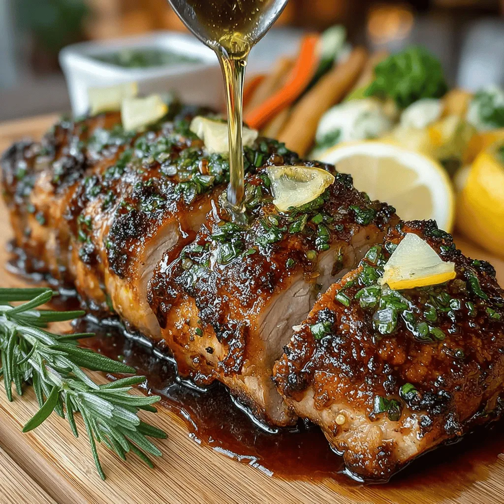 Embarking on a culinary journey with pork tenderloin, a cut renowned for its tenderness and versatility, promises a delightful experience. This article presents a detailed guide to creating Herb-Infused Garlic Bliss: Roasted Pork Tenderloin. Known for its mild flavor and buttery texture, pork tenderloin is an ideal canvas for a variety of marinades and seasonings. The dish's hallmark is a marinade rich in aromatic herbs and zesty garlic, which elevates the natural flavors of the meat, ensuring satisfaction for both everyday dining and special occasions.