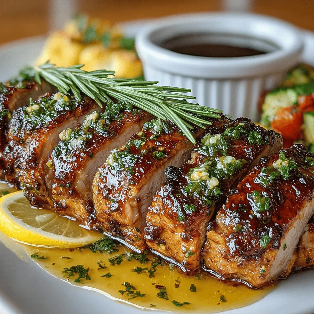 Embarking on a culinary journey with pork tenderloin, a cut renowned for its tenderness and versatility, promises a delightful experience. This article presents a detailed guide to creating Herb-Infused Garlic Bliss: Roasted Pork Tenderloin. Known for its mild flavor and buttery texture, pork tenderloin is an ideal canvas for a variety of marinades and seasonings. The dish's hallmark is a marinade rich in aromatic herbs and zesty garlic, which elevates the natural flavors of the meat, ensuring satisfaction for both everyday dining and special occasions.