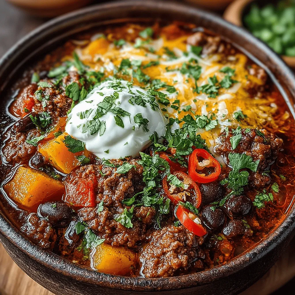As the leaves change and the air turns crisp, autumn invites us to indulge in hearty, comforting dishes that warm both the body and soul. One standout recipe that embodies the essence of the season is Spicy Autumn Beef & Pumpkin Chili. This dish is not only a crowd-pleaser but also a delightful way to incorporate the flavors of fall into your cooking. By using fresh, quality ingredients, you can enhance the taste and nutritional value of this comforting meal, making it a perfect addition to your fall recipe repertoire.