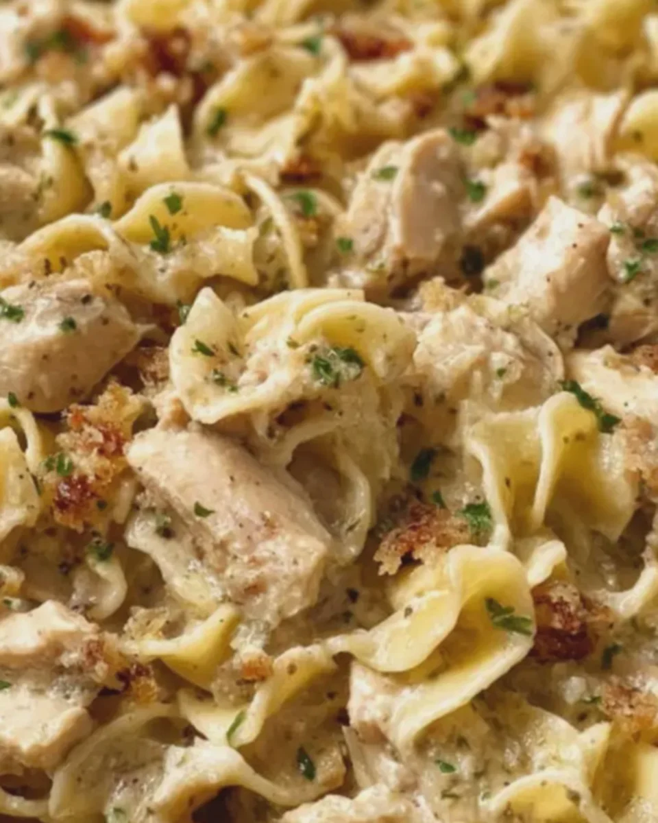 Amish Chicken Stuffing Noodles