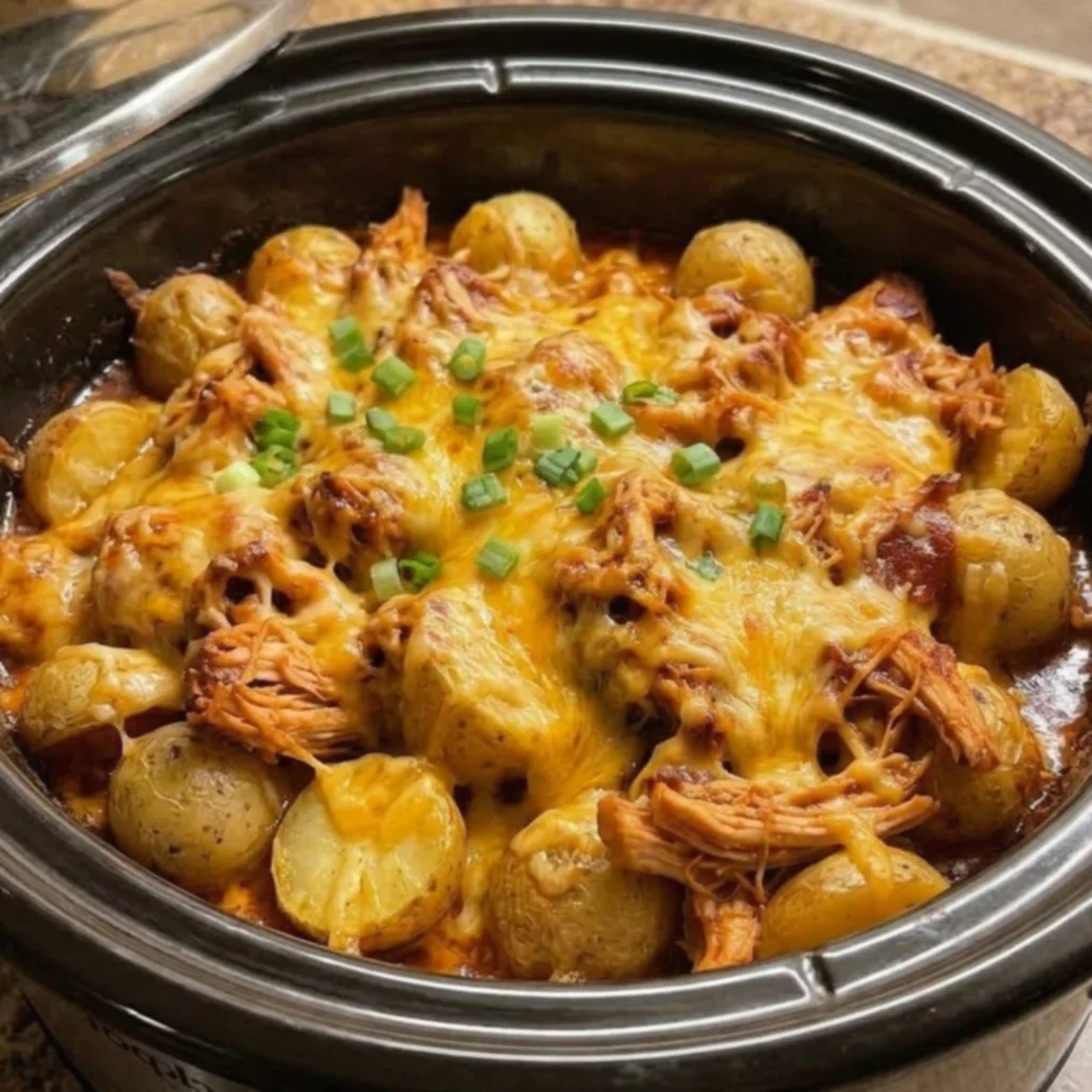 BBQ Chicken and Cheesy Potatoes