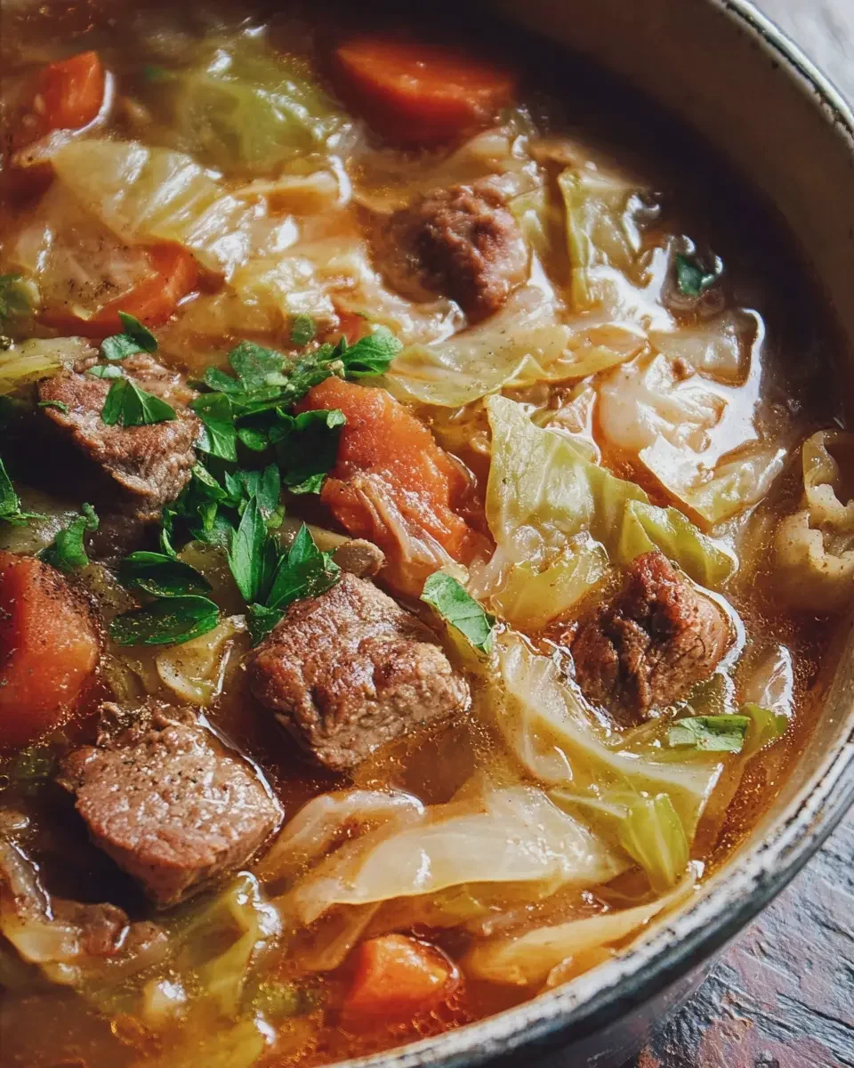 Beef and Cabbage Soup