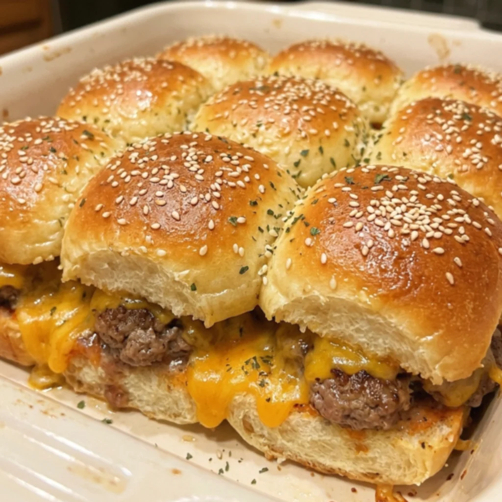 Beef Cheddar Sliders