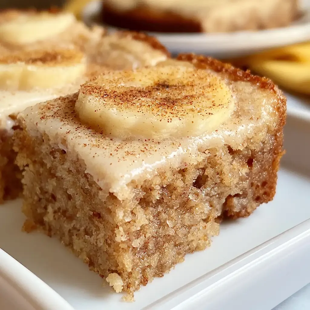 Caramel Banana Bars