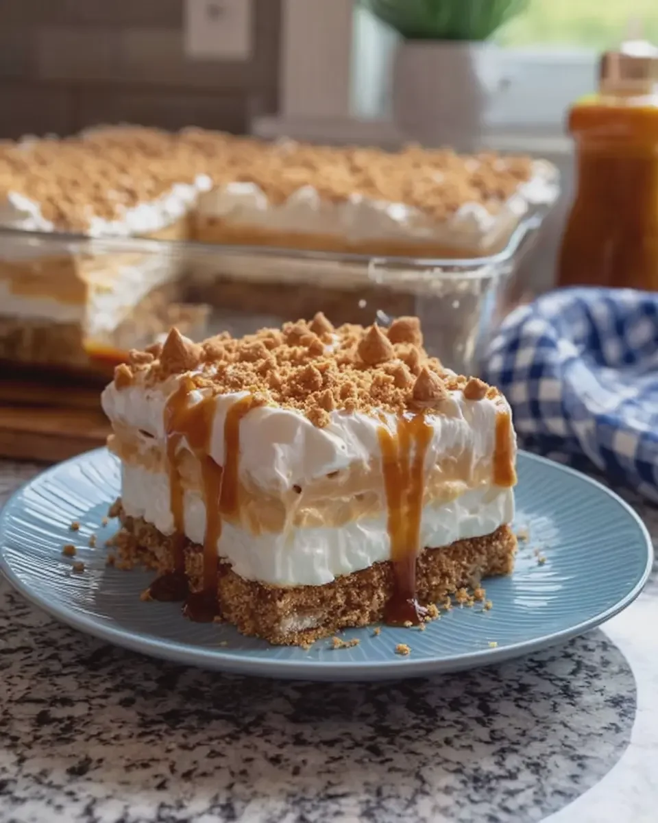 Caramel Graham Cracker Dessert