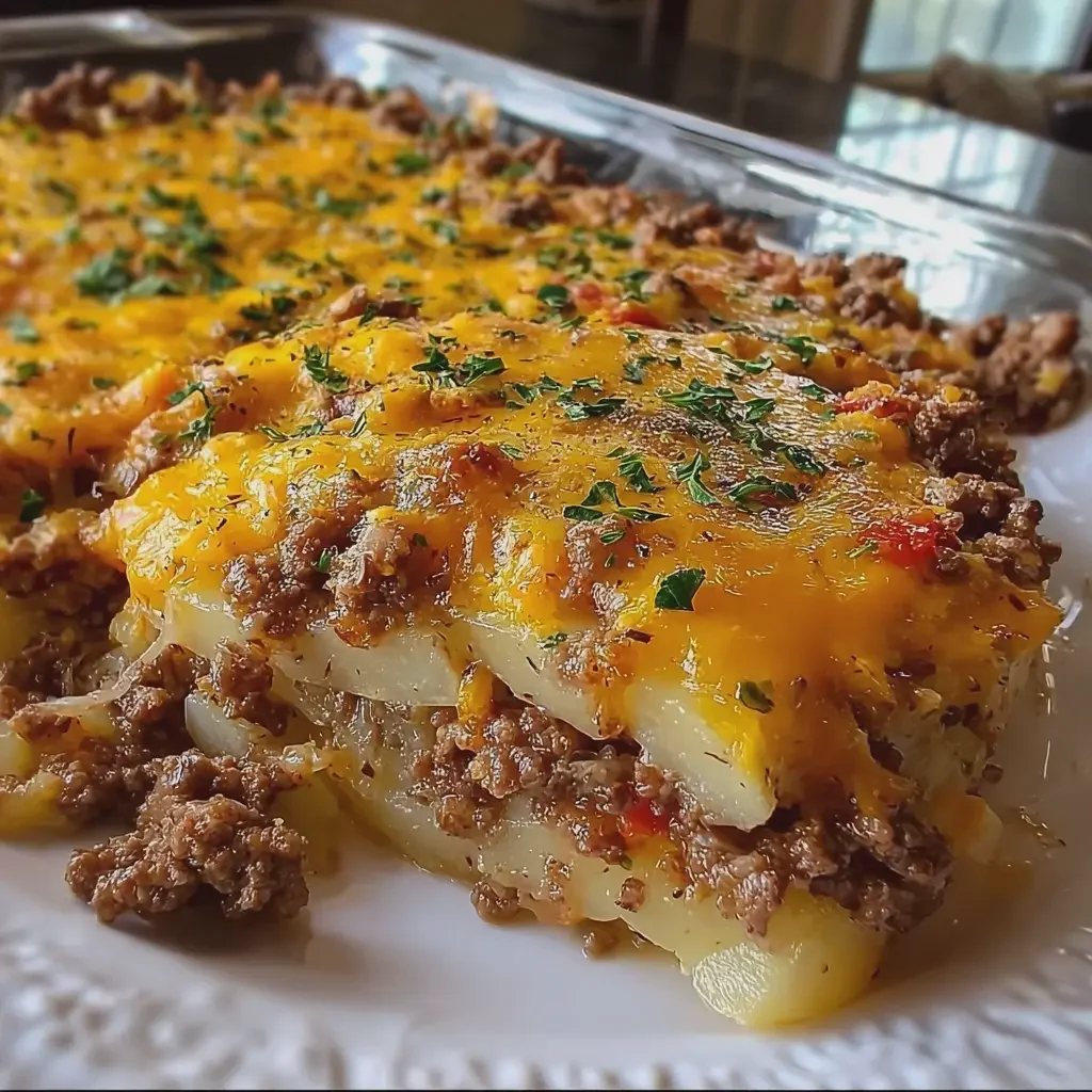 Cheesy Ground Beef Casserole