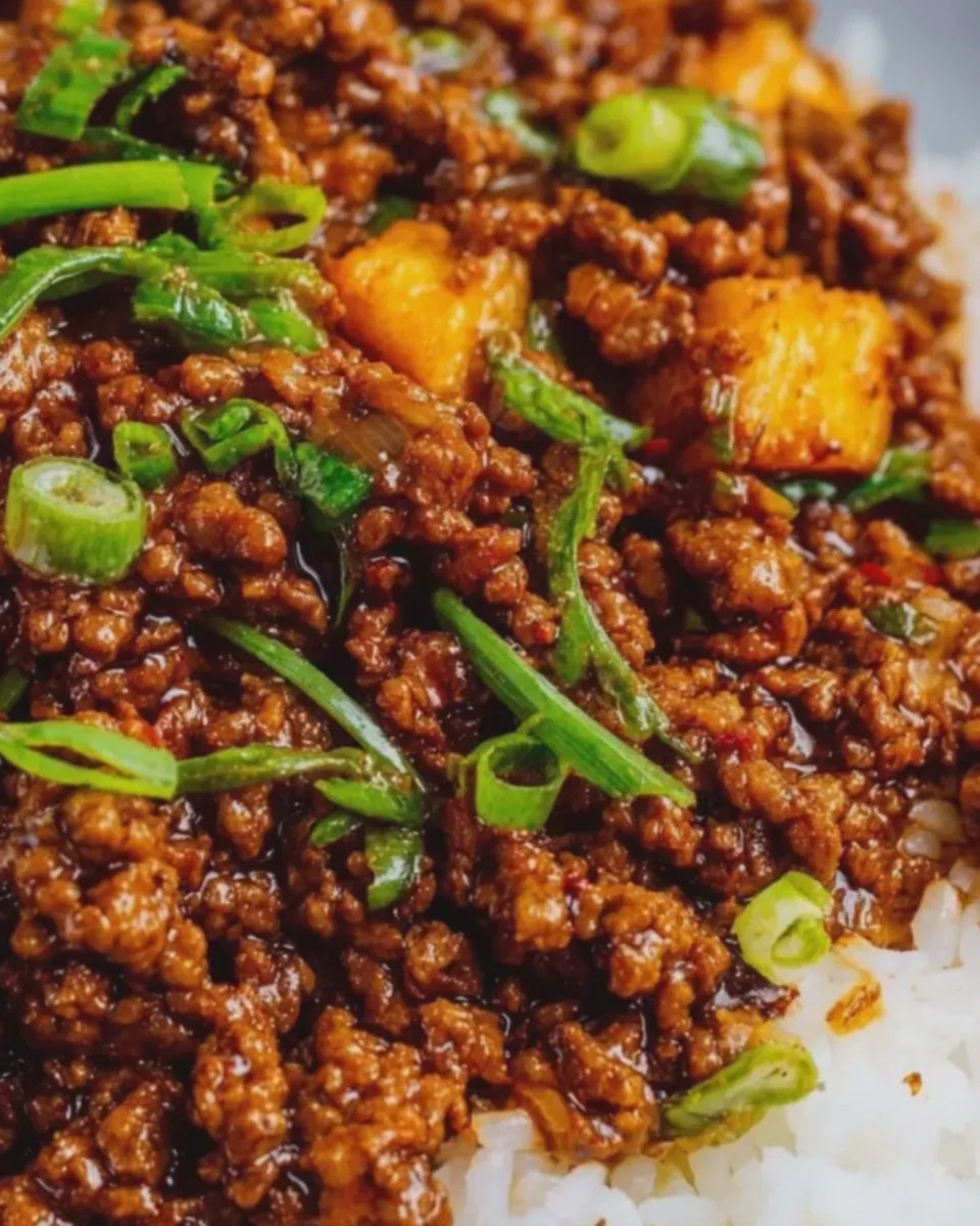 Chinese Ground Beef Stir Fry