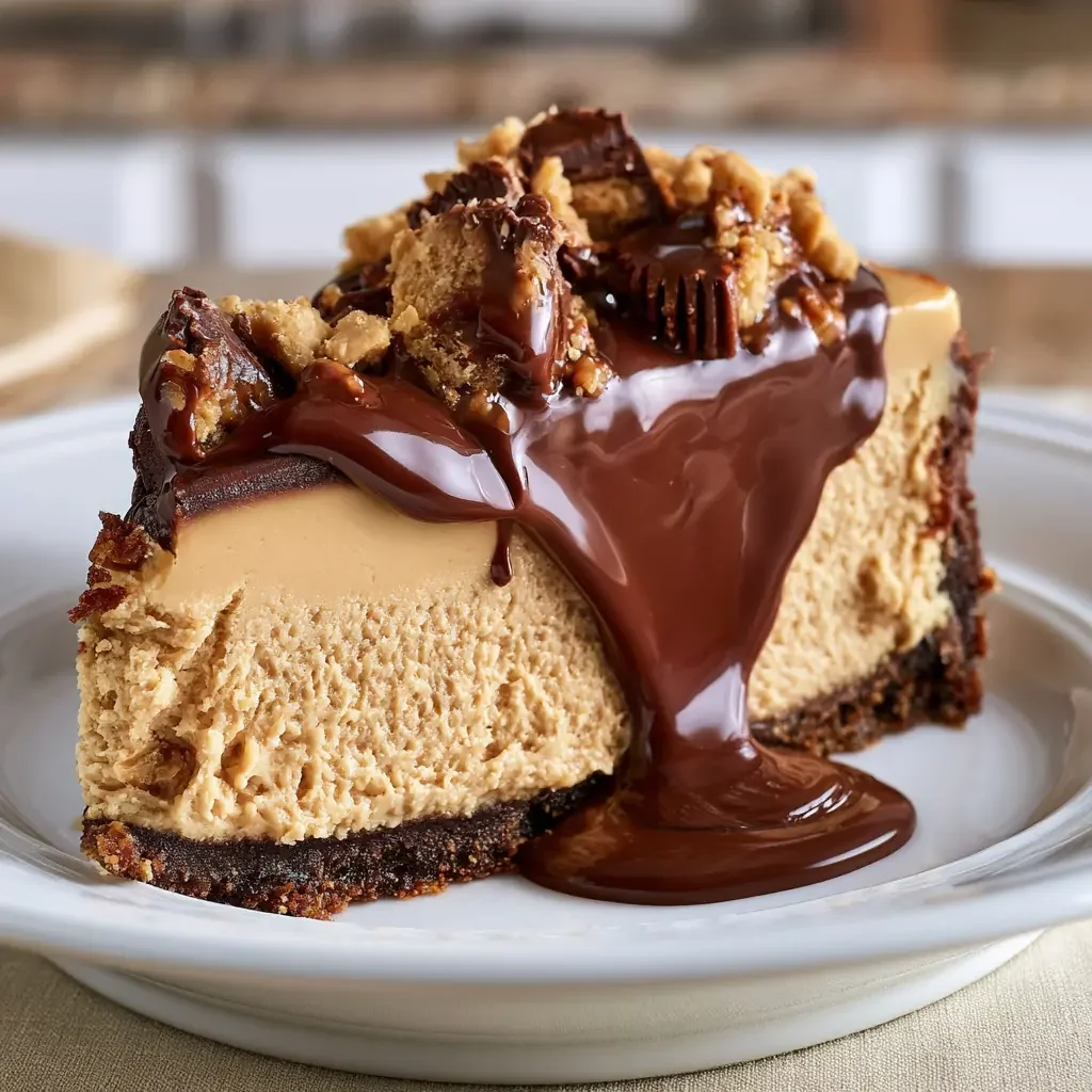 Chocolate Peanut Butter Cheesecake