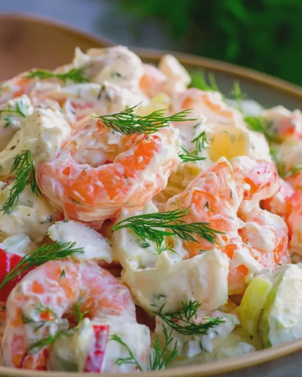 Creamy Shrimp Crab Salad