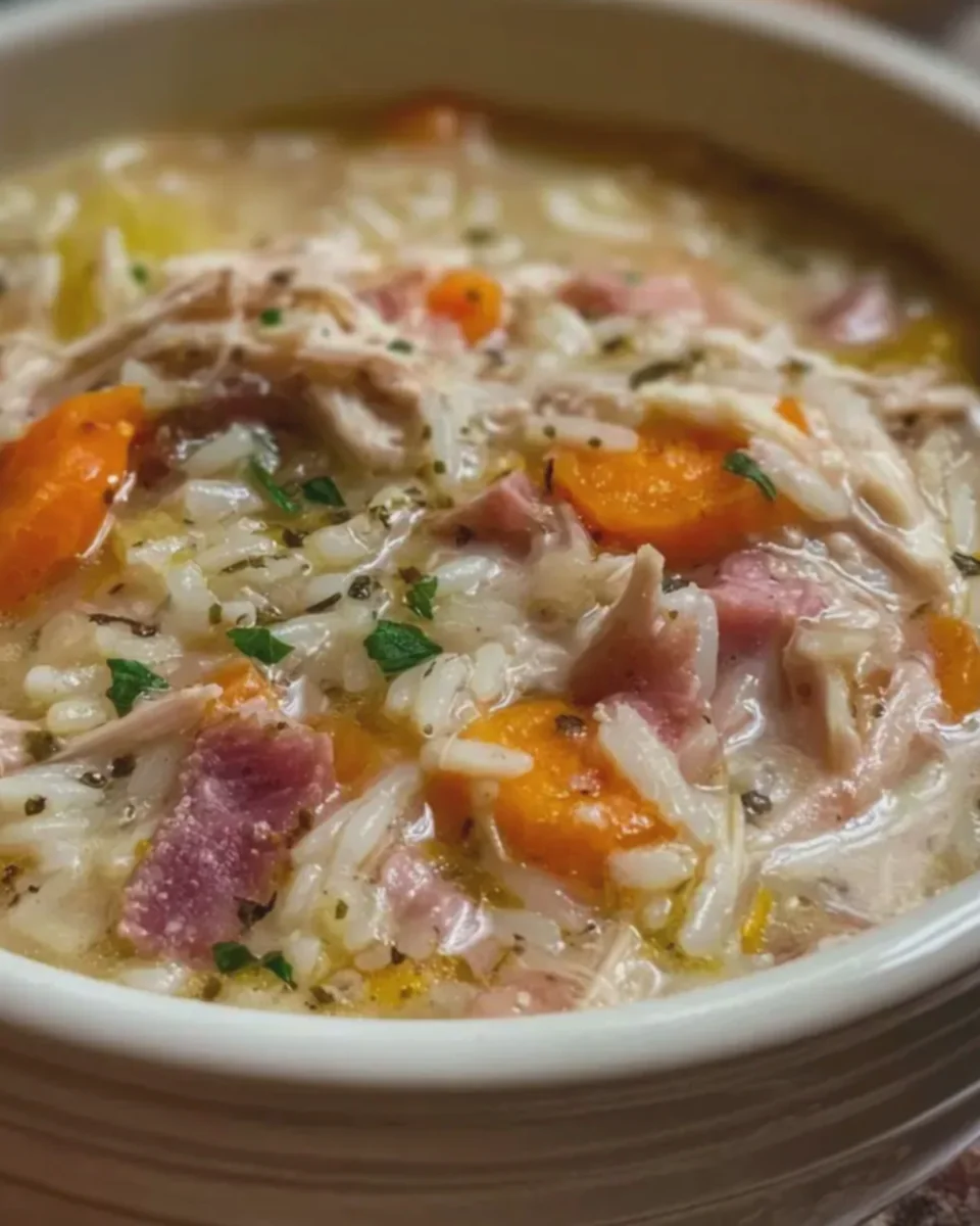 Creamy Smoked Turkey Soup